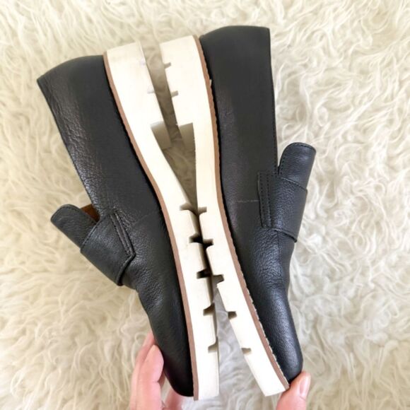 Franco Sarto Draco Sport Loafers - Black Leather | Size 9 - Picture 6 of 8